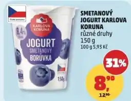 Penny Market Smetanový jogurt karlova koruna nabídka