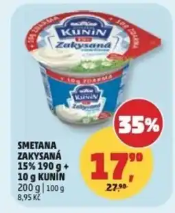 Penny Market Smetana zakysaná 15% nabídka