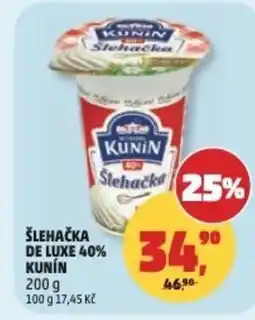 Penny Market Šlehačka de luxe 40% kunin nabídka