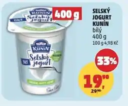 Penny Market Selský jogurt kunín bílý nabídka