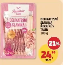 Penny Market Delikatesní slanina řezníkův talíř nabídka