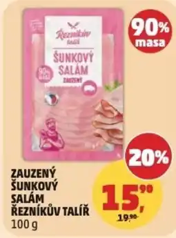 Penny Market Zauzený šunkový salám řezníkův talíř nabídka