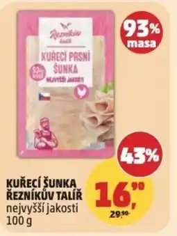 Penny Market Kuřecí šunka řezníkův talíř nabídka