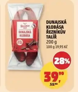 Penny Market Dunajská klobása řezníkův talíř nabídka