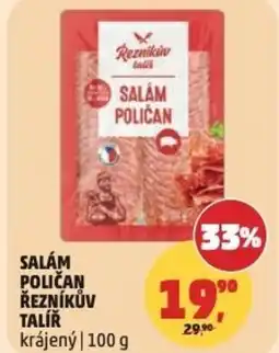 Penny Market Salám poličan řezníkův talíř nabídka
