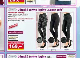 Dámské termo legíny