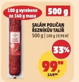 Penny Market Salám poličan řezníkův talíř nabídka
