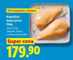 Lidl Kukuřičné kuřecí prsní řízky, cena za nabídka