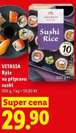 Lidl VITASIA Rýže přípravu sushi nabídka