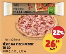 Penny Market Těsto na pizzu penny to go nabídka