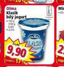 Norma Olma klasik bílý jogurt nabídka