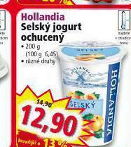 Norma Hollandia selský jogurt ochucený nabídka