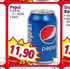 Norma Pepsi 330 ml nabídka
