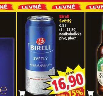 Norma Pivo birell nealko nabídka