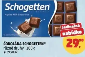 Penny Market Čokoláda schogetten nabídka