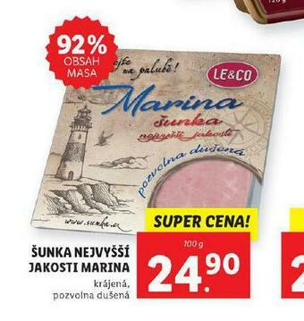 Lidl Šunka nejvyšší jakosti nabídka