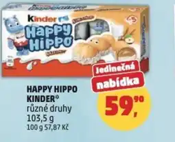 Penny Market Happy hippo Kinder nabídka