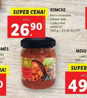 Lidl Kimchi nabídka