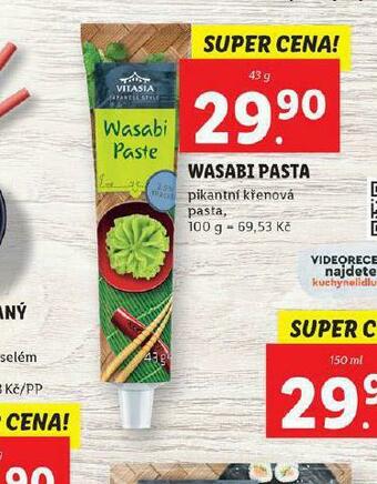 Lidl Wasabi pasta nabídka