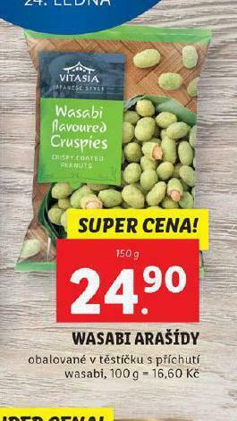 Lidl Wasabi arašídy nabídka