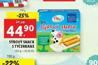Lidl Sýrový snack s tyčinkami nabídka