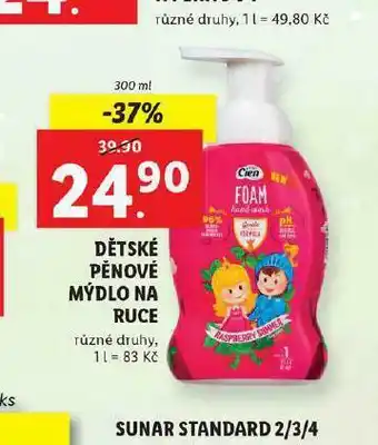 Lidl Dětské pěnové mýdlo na ruce nabídka