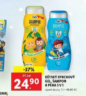 Lidl Cien dětský sprchový gel nabídka