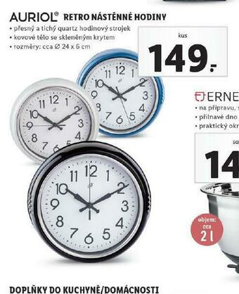 Lidl Retro nástěnné hodiny nabídka