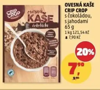 Penny Market Ovesná kaše crip crop s čokoládou, s jahodami nabídka