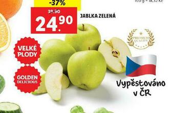 Lidl Jablka zelená nabídka