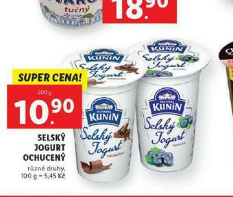 Lidl Selský jogurt ochucený nabídka