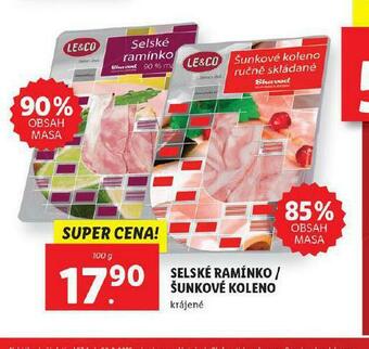 Lidl Šunkové koleno nabídka