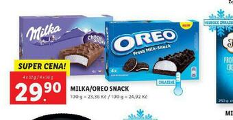 Lidl Milka / oreo snack nabídka