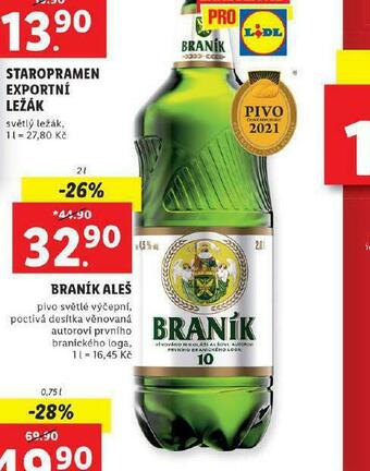 Lidl Pivo braník aleš nabídka