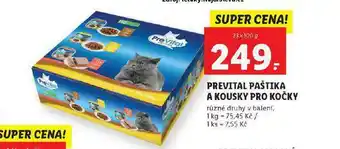 Lidl Prevital paštika a skousky pro kočku nabídka
