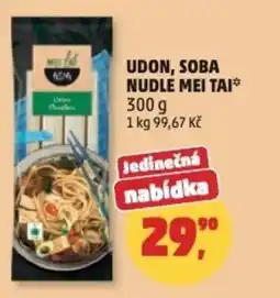 Penny Market Udon, soba nudle mei tai nabídka