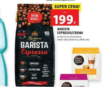 Lidl Barista espresso / crema nabídka