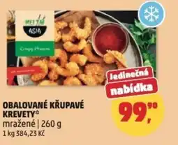 Penny Market Obalované křupavé krevety nabídka