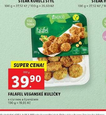 Lidl Falafel veganské kuličky nabídka
