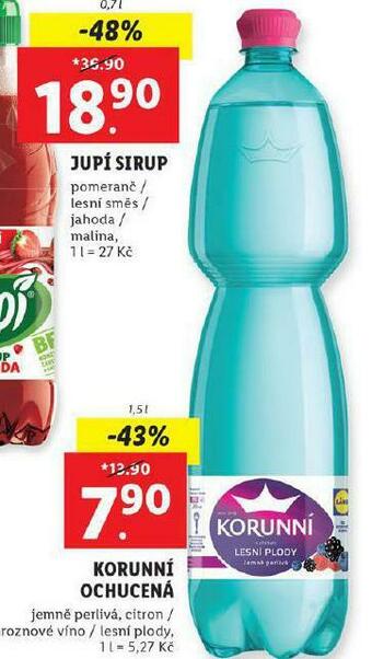 Lidl Korunní ochucená nabídka