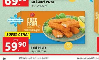 Lidl Rybí prsty nabídka