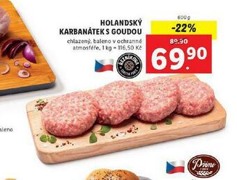 Lidl Holandský karbanátek s goudou nabídka