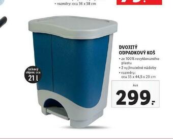 Lidl Dvojitý odpadkový koš nabídka