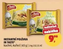 Penny Market Instantní polévka In taste nabídka