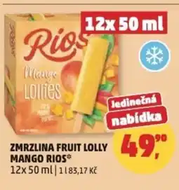 Penny Market Zmrzlina fruit lolly mango Rios nabídka