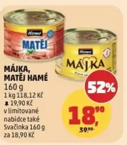Penny Market Májka, matěj Hamé nabídka