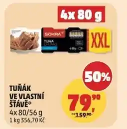 Penny Market Tuňák ve vlastní šťávě nabídka