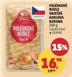 Penny Market Polévkové nudle vaječne Karlova Koruna nabídka
