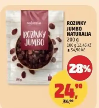 Penny Market Rozinky jumbo Naturalia nabídka