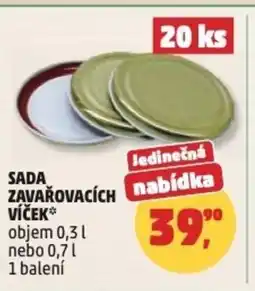 Penny Market Sada zavařovacích víček nabídka